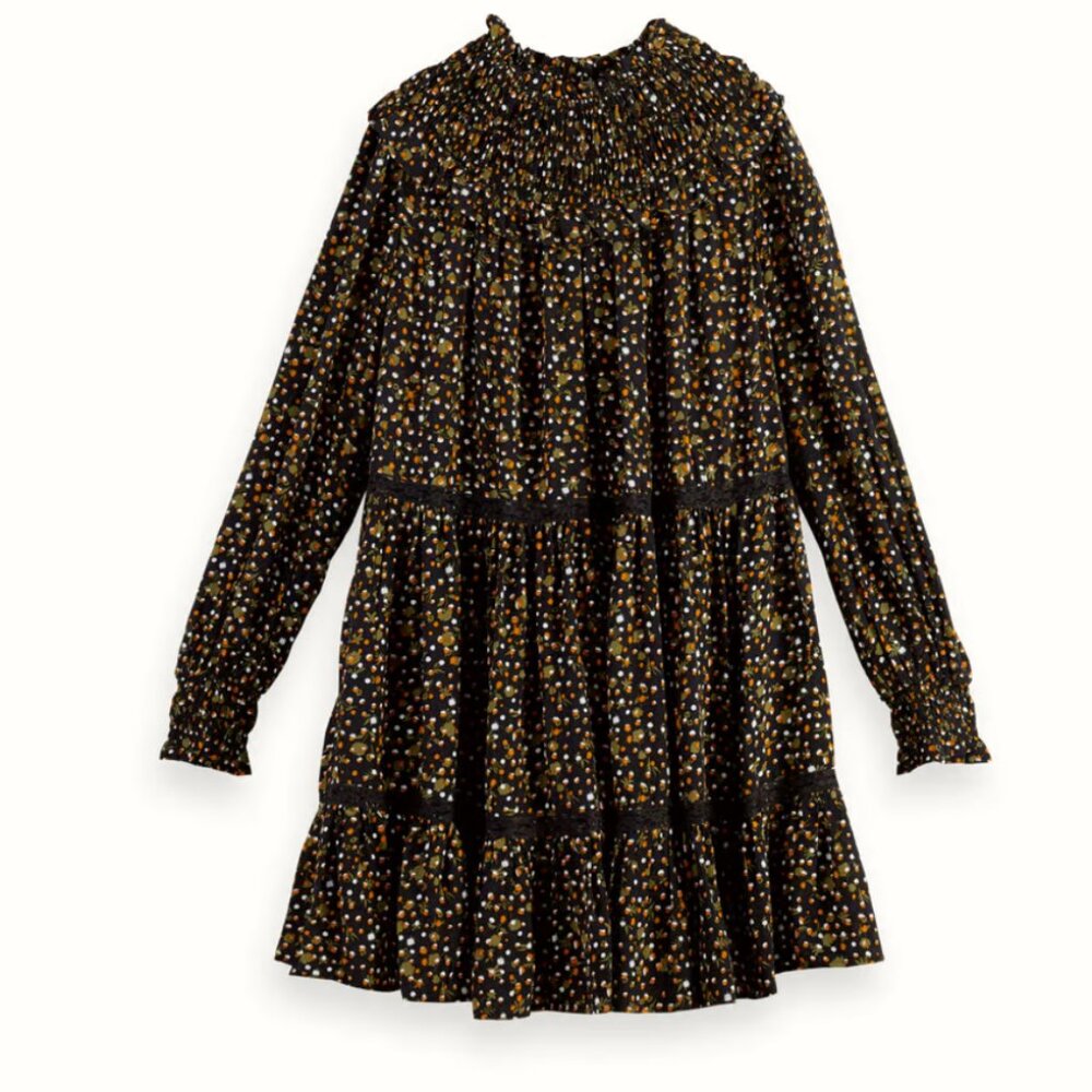 Scotch & Soda Tiered Mini Dress XL